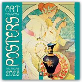 Art Nouveau Posters Wall Calendar 2025 (Art Calendar)