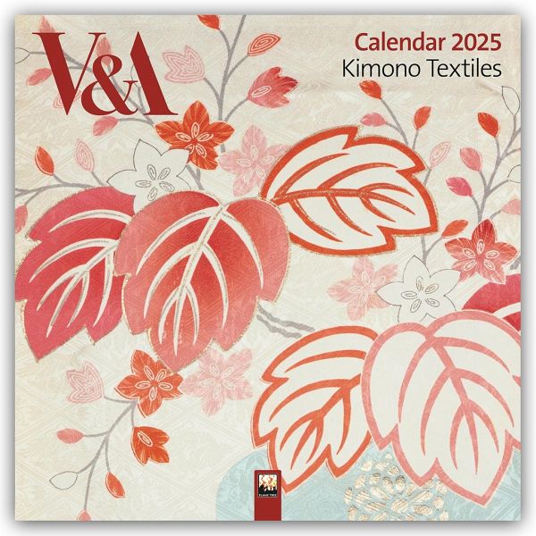 V&a: Kimono Textiles Wall Calendar 2025 (Art Calendar)
