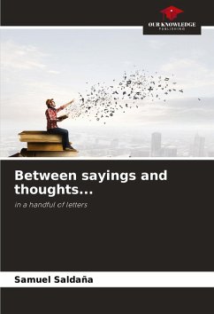 Cover Between sayings and thoughts...
