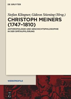 Cover Christoph Meiners (1747-1810) (eBook, PDF)