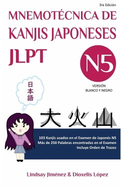 MNEMOTECNICA DE KANJIS JAPONESES JLPT N5 - Jimenez, Lindsay