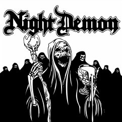 Night Demon S/T Deluxe Reissue (Black/White Smash - Night Demon