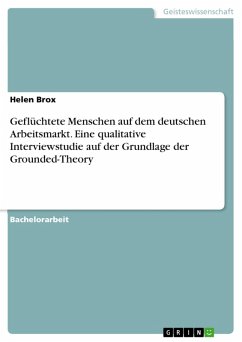 Geflüchtete Menschen auf dem deutschen Arbeitsmarkt. Eine qualitative Interviewstudie auf der Grundlage der Grounded-Theory (eBook, PDF)
