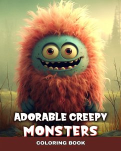 Adorable Creepy Monsters Coloring Book - Camy, Camelia