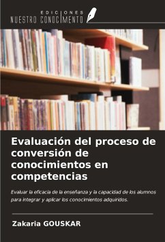 Cover Evaluación del proceso de conversión de conocimientos en competencias