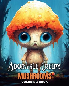 Adorable Creepy Mushrooms Coloring Book - Raisa, Ariana