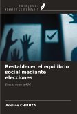 Restablecer el equilibrio social mediante elecciones Restablecer el equilibrio social mediante elecciones