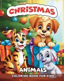 Christmas Animals Coloring Book for Kids