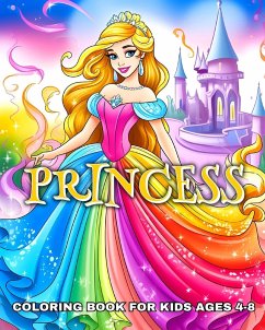 Princess Coloring Book for Kids Ages 4-8 - Raisa, Ariana