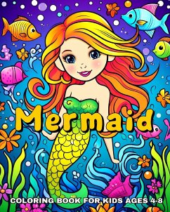 Mermaid Coloring Book for Kids Ages 4-8 - Raisa, Ariana
