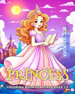 Princess Coloring Book for Girls Ages 3-5 - Raisa, Ariana