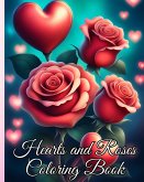 Hearts and Roses Coloring Book