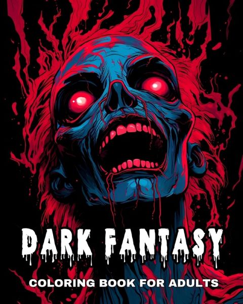 Dark Fantasy Coloring Book for Adults