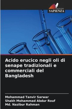 Acido erucico negli oli di senape tradizionali e commerciali del Bangladesh - Sarwar, Mohammad Tanvir;Abdur Rouf, Shakh Mohammad;Rahman, Md. Nazibur