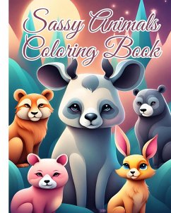 Sassy Animals Coloring Book - Nguyen, Thy