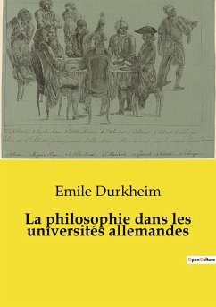 La philosophie dans les universités allemandes - Durkheim, Emile