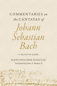 Commentaries on the Cantatas of Johann Sebastian Bach - Schulze, Hans-Joachim