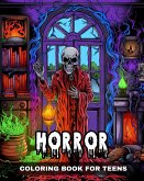 Horror Coloring Book for Teens