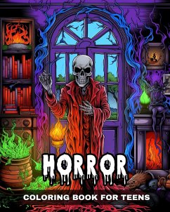 Horror Coloring Book for Teens - Raisa, Ariana