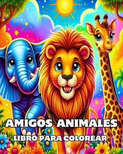 Libro para Colorear Amigos Animales - Divine, Camely R.