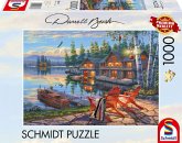 Schmidt 58530 - Darrel Bush, Seeufer am Loon Lake, New York, Puzzle, 1000 Teile
