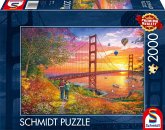 Schmidt 59773 - Spaziergang zur Golden Gate Bridge, Puzzle, 2000 Teile