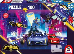 Image of Schmidt 56489 - DC Batwheels: Turbogeladene Action in Gotham City, Kinderpuzzle, 100 Teile