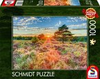 Schmidt 59768 - Heide im Sonnenuntergang, Puzzle, 1000 Teile