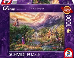 Schmidt 58037 - Thomas Kinkade, Disney Dreams Collection - Snow White and the Queen (Schneewittchen und die Königin), Puzzle, 1000 Teile