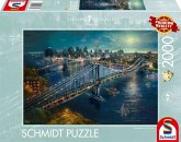 Schmidt 58782 - Thomas Kinkade, Mond über Manhatten, Puzzle, 2000 Teile