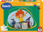 Schmidt 56491 - Pumuckl spielt Schlagzeug, Kinderpuzzle, 60 Teile