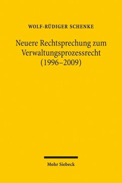 Cover Neuere Rechtsprechung zum Verwaltungsprozessrecht (1996-2009) (eBook, PDF)
