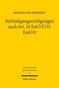 Cover Befriedigungsverfügungen nach Art. 24 EuGVÜ/31 EuGVO (eBook, PDF)