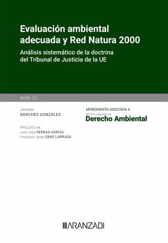 Evaluación ambiental adecuada y Red Natura 2000 (eBook, ePUB) - Sánchez González, Jennifer