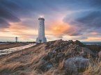 Ravensburger 12000732 - Magische Stimmung über dem Leuchtturm von Akranes, Island