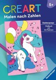 Ravensburger CreArt Malen nach Zahlen ab 5: Zauberponys, Malbuch, 24 Motive