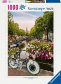 Ravensburger 12000780 - Fahrrad und Blumen in Amsterdam