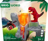 BRIO 63609200 - Dinosaurier-Vulkan mit Ausbruchsfunktion