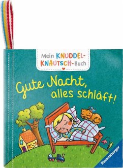Mein Knuddel-Knautsch-Buch: Gute Nacht; weiches Stoffbuch, waschbares Badebuch, Babyspielzeug ab 6 Monate - Badstuber, Martina