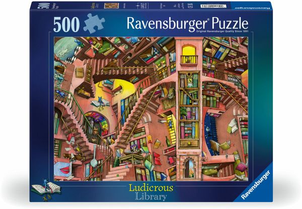 Ravensburger 12000681 - Ludicrous Libray 500p Ravensburger 12000681 - Ludicrous Libray 500p