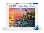 Ravensburger 12000217 - Leuchtturm am Abend