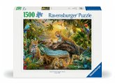 Ravensburger 12000738 - Leopardenfamilie im Dschungel