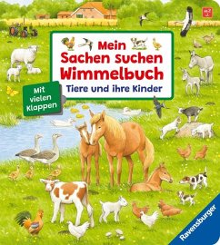 Mein Sachen suchen Wimmelbuch: Tiere und ihre Kinder - Gernhäuser, Susanne