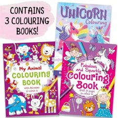 Cover Three Amazing Colouring Books
