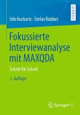 Fokussierte Interviewanalyse mit MAXQDA (eBook, PDF)