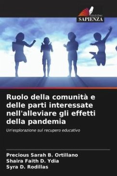 Ruolo della comunità e delle parti interessate nell'alleviare gli effetti della pandemia - B. Ortillano, Precious Sarah;D. Ydia, Shaira Faith;D. Rodillas, Syra