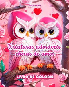 Criaturas adoráveis cheias de amor Livro de colorir Fonte de criatividade infinita Ideal para o Dia dos Namorados - Art, Harmony