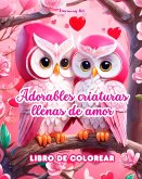 Adorables criaturas llenas de amor Libro de colorear Fuente de infinita creatividad Regalo ideal para San Valentín