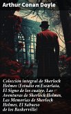 Colección integral de Sherlock Holmes (Estudio en Escarlata, El Signo de los cuatro, Las Aventuras de Sherlock Holmes, Las Memorias de Sherlock Holmes, El Sabueso de los Baskerville) (eBook, ePUB)