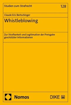 Whistleblowing - Bertschinger, Claude Eric